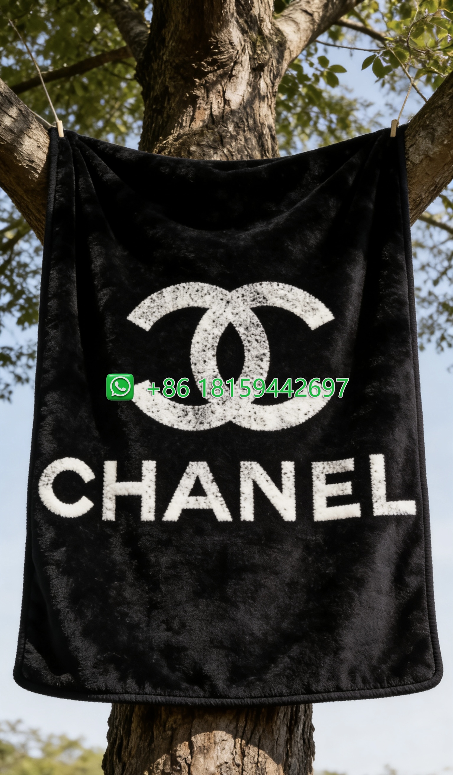 Chanel Throw Blankets